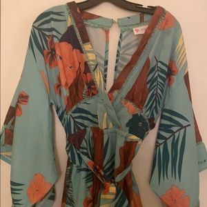 Beautiful Romper with bell Sleeves